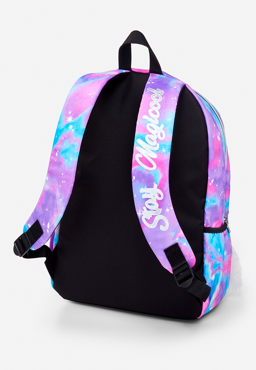 justice initial galaxy backpack