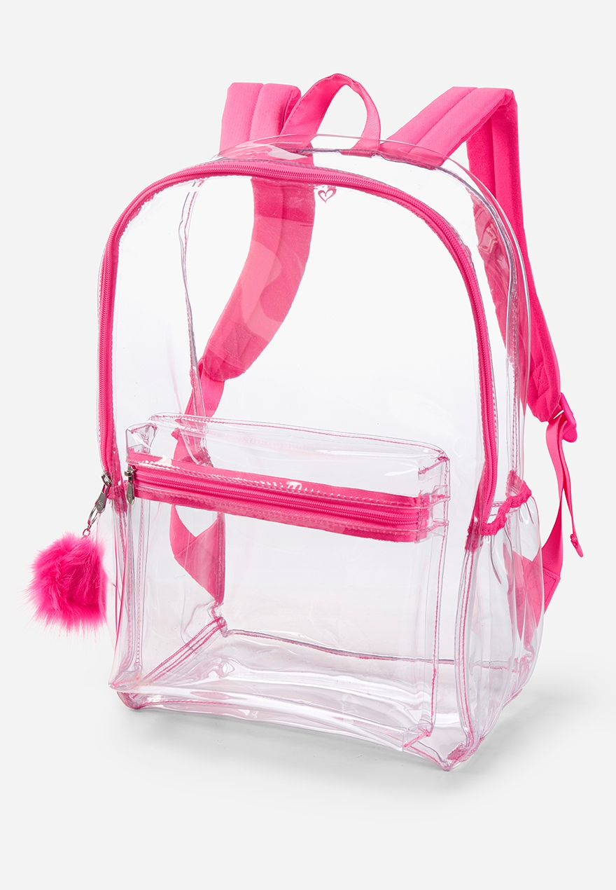 clear bookbags for girls