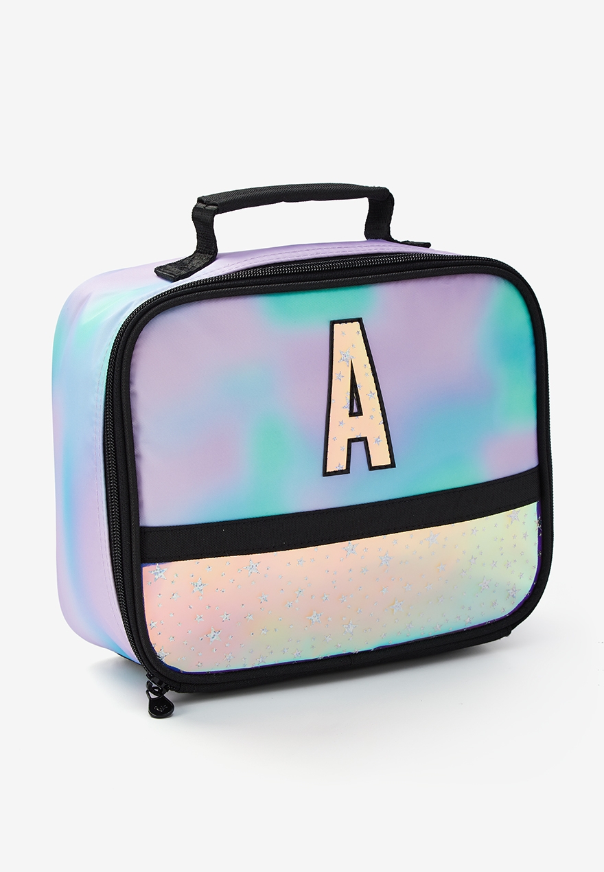 lunch bag with initial