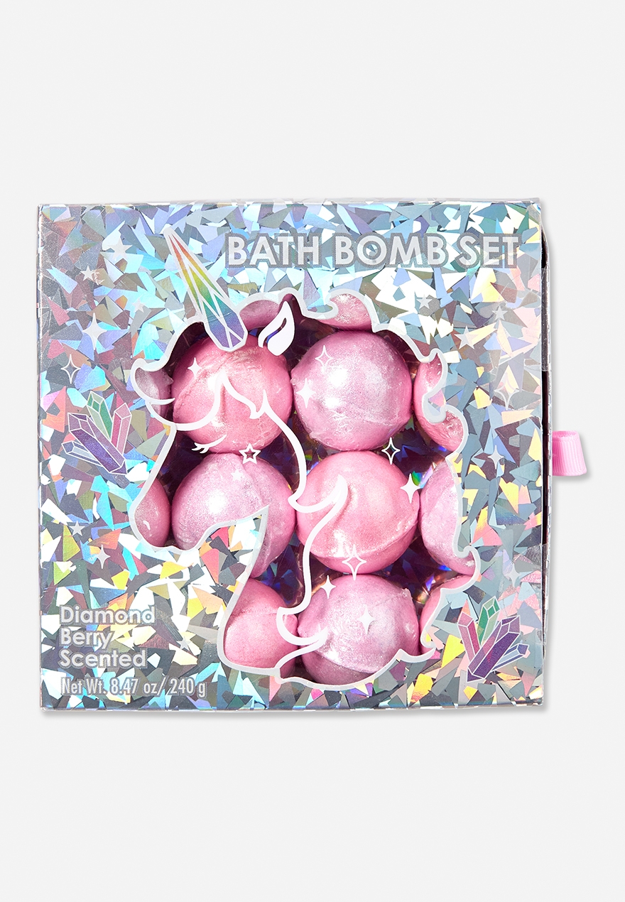 girls bath bomb set