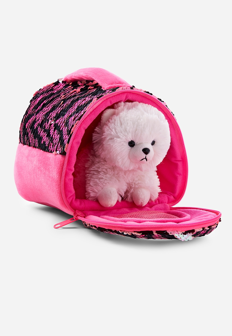 stuffed animal pet carrier