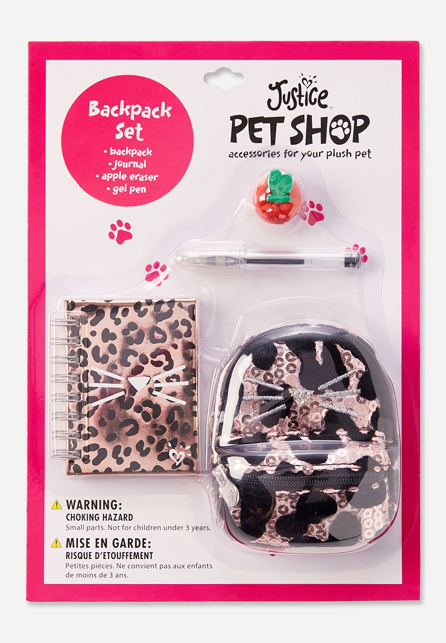 justice pet shop backpack