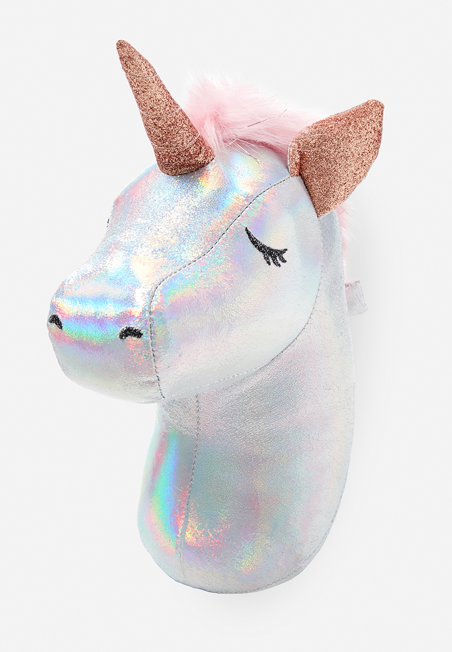 plush unicorn head