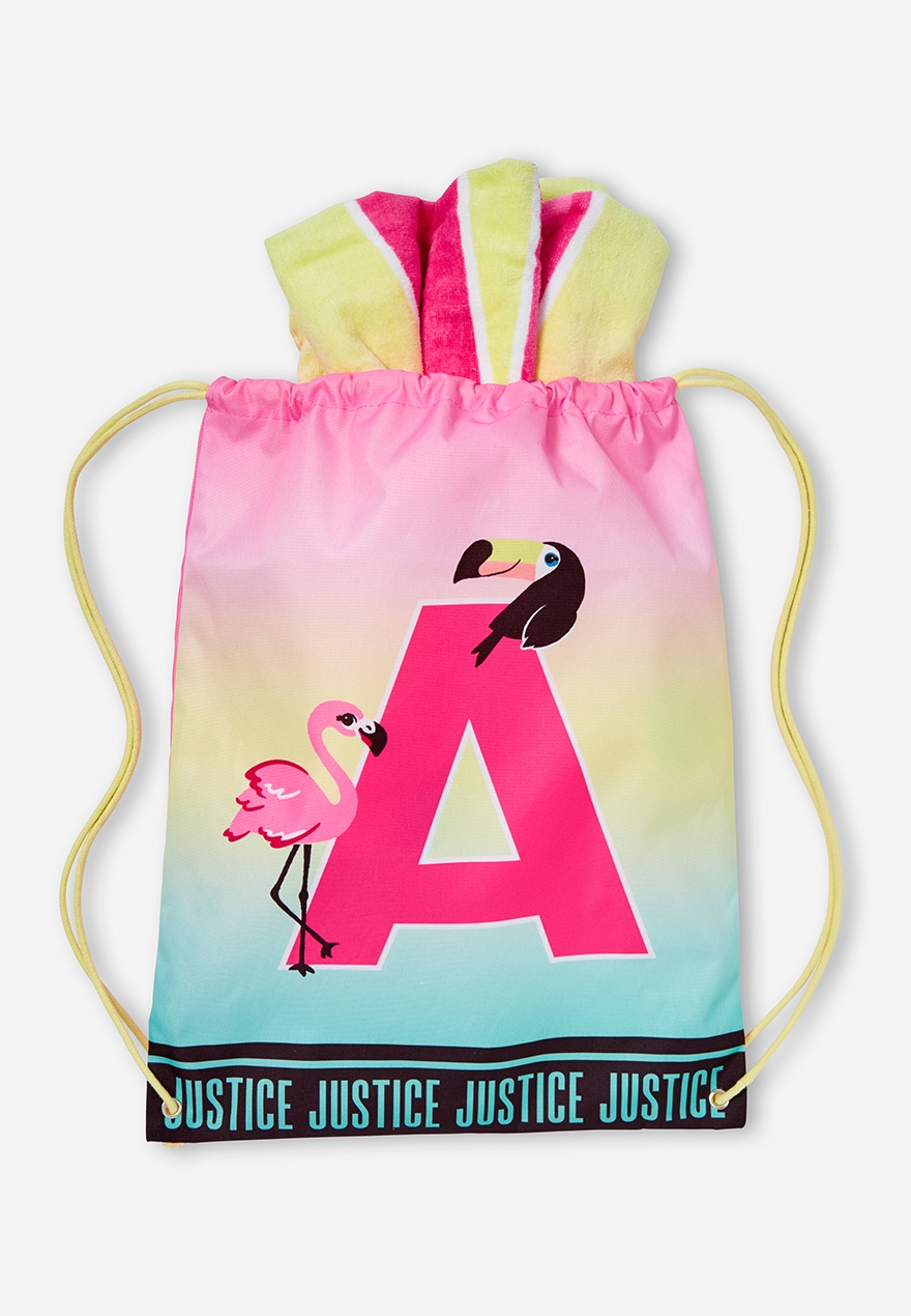 justice beach bag