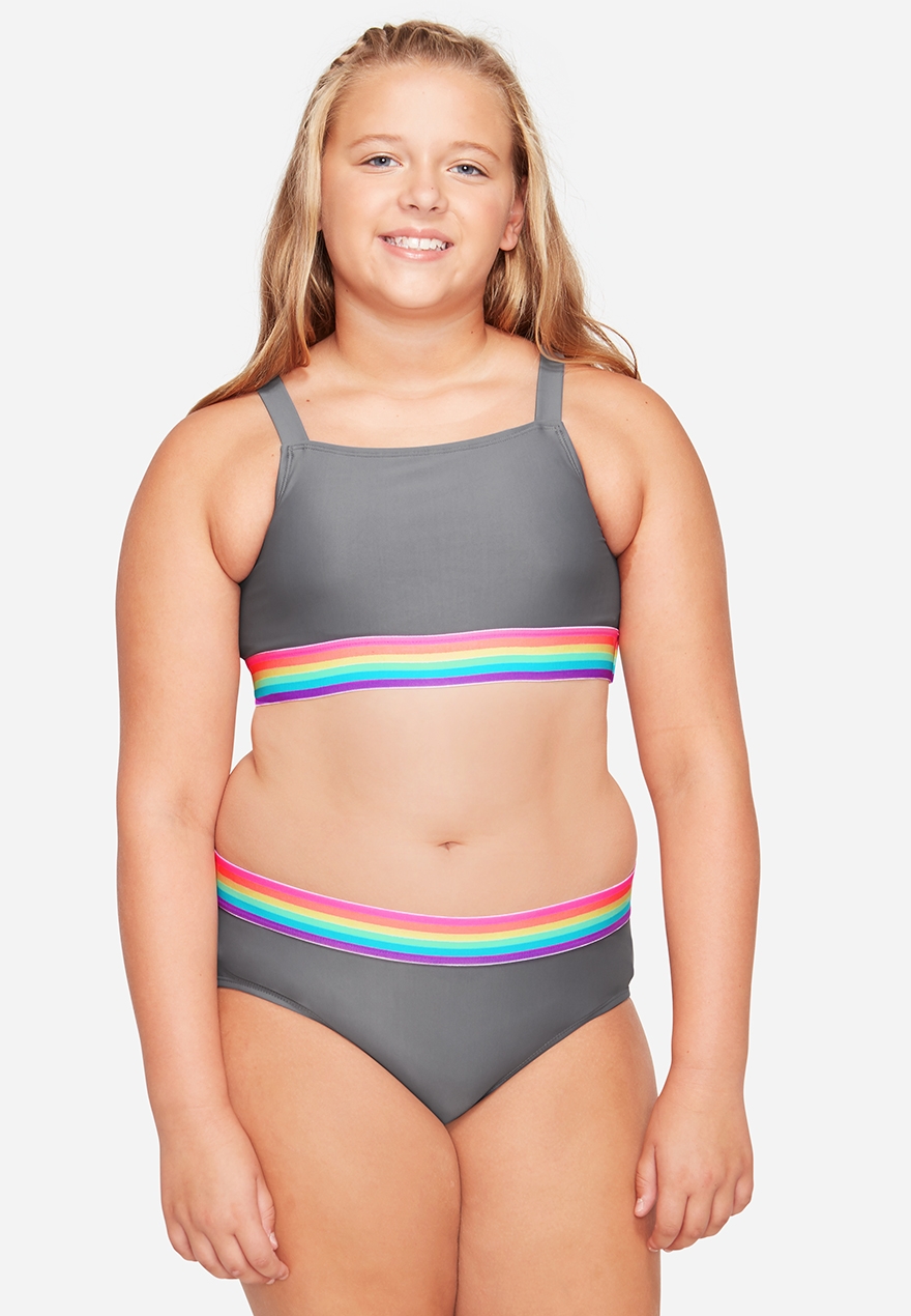 girls plus size swim