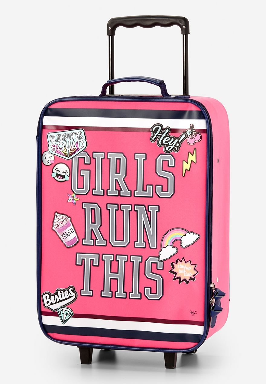 justice girls luggage