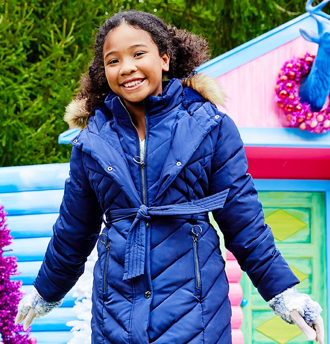 Justice girls best sale winter coats