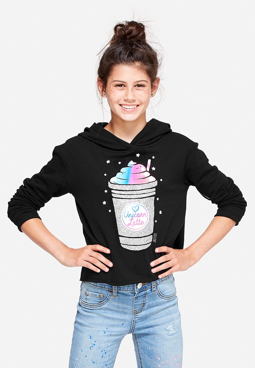 justice hoodies for girls