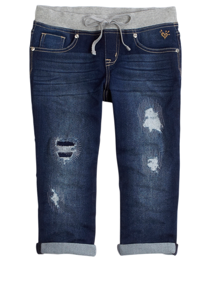 girls denim capris