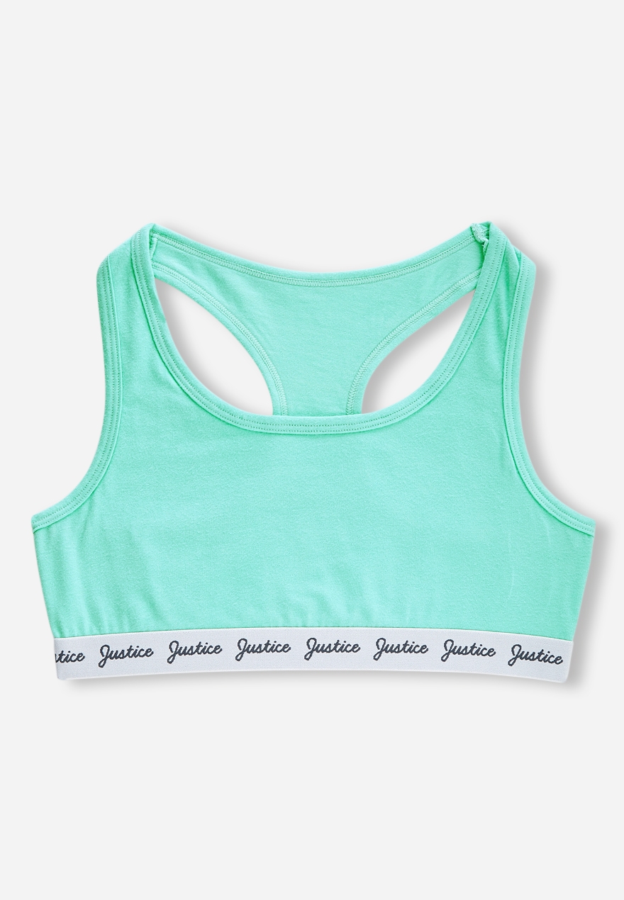 justice sports bra