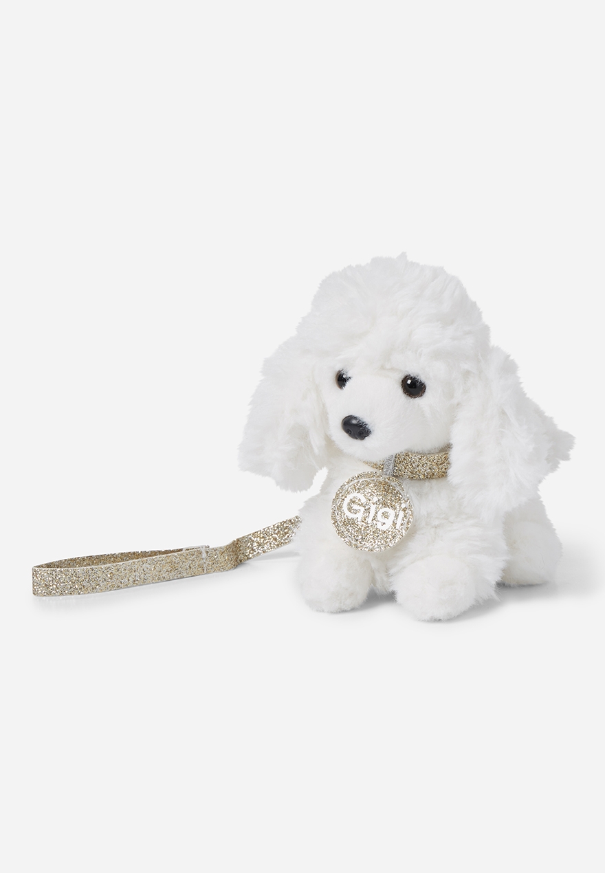 justice stuffed dog