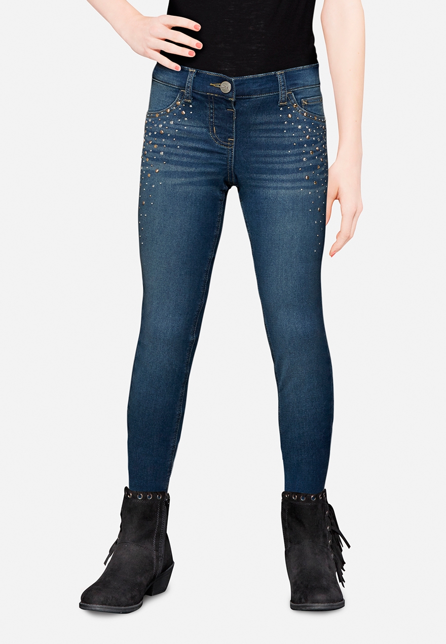 studded jeggings