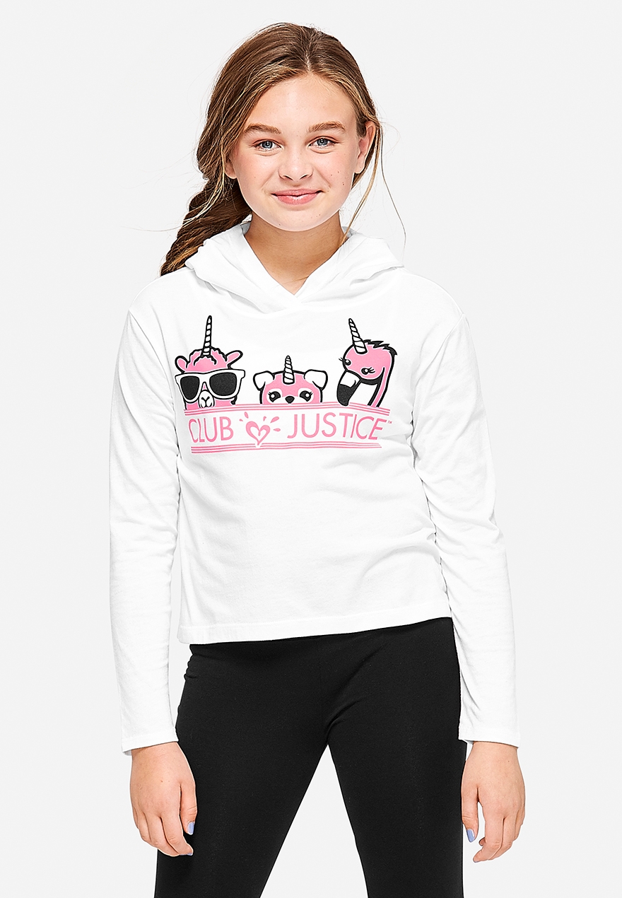 justice critter hoodie