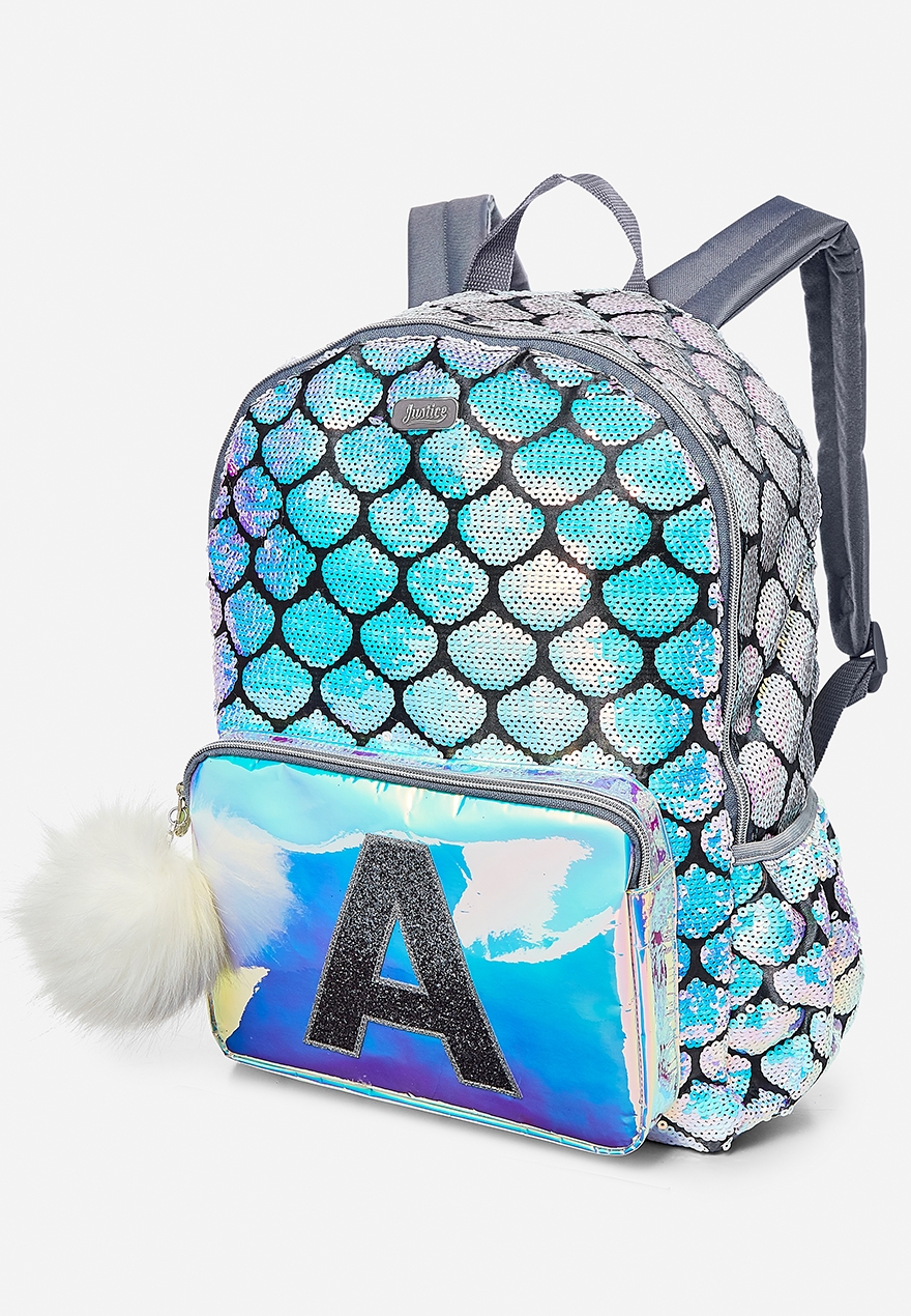 justice glitter backpack