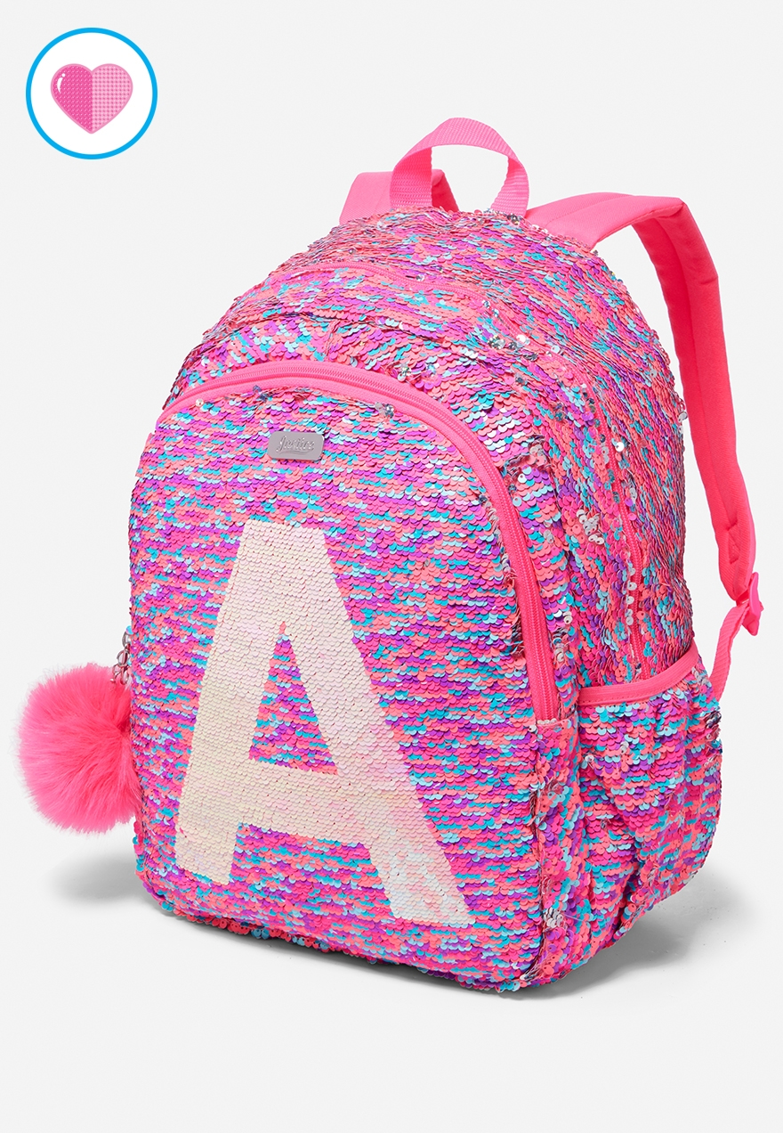 flip sequin backpack