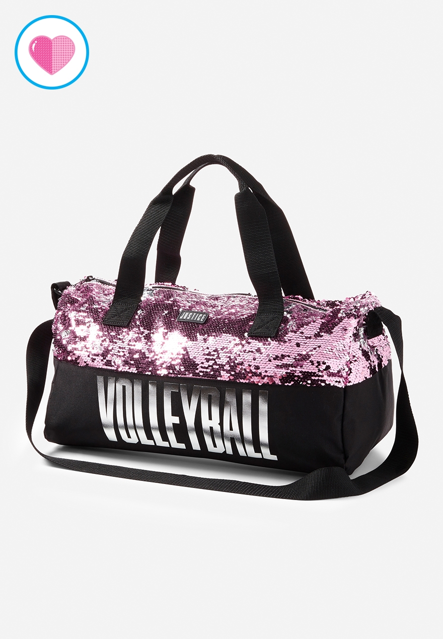 Volleyball Flip Sequin Girls Duffle Bag | Justice