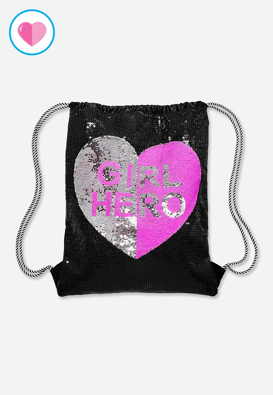 girls drawstring backpack