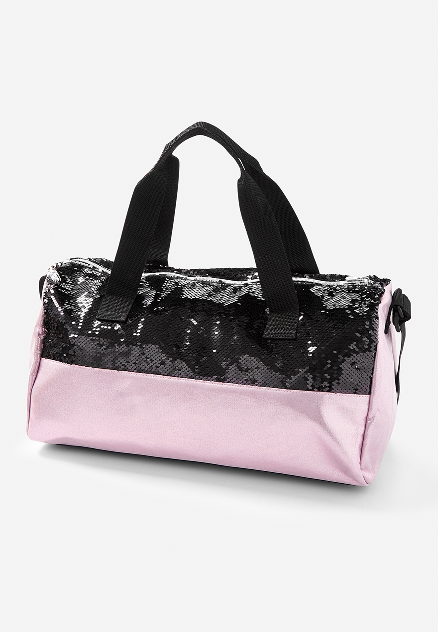 dance flip sequin duffle bag