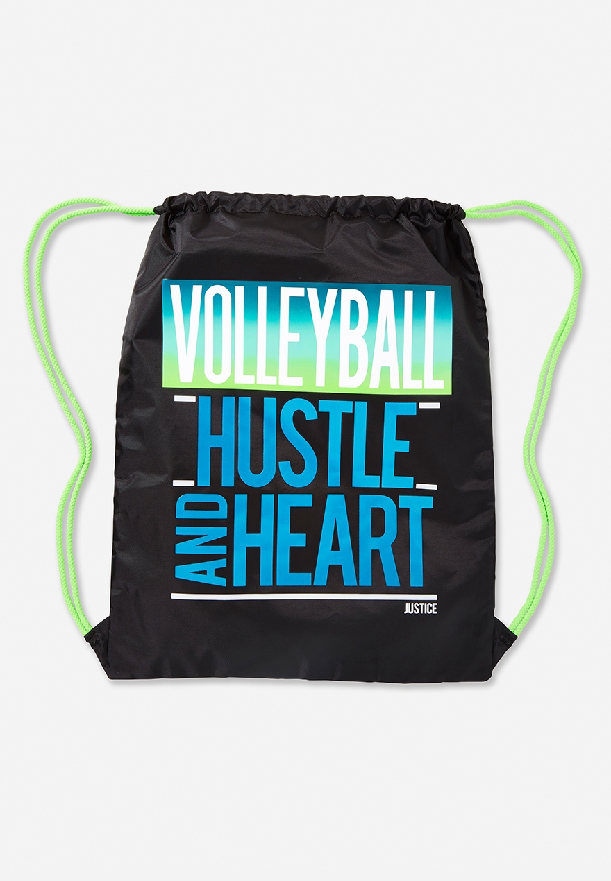 justice drawstring bag