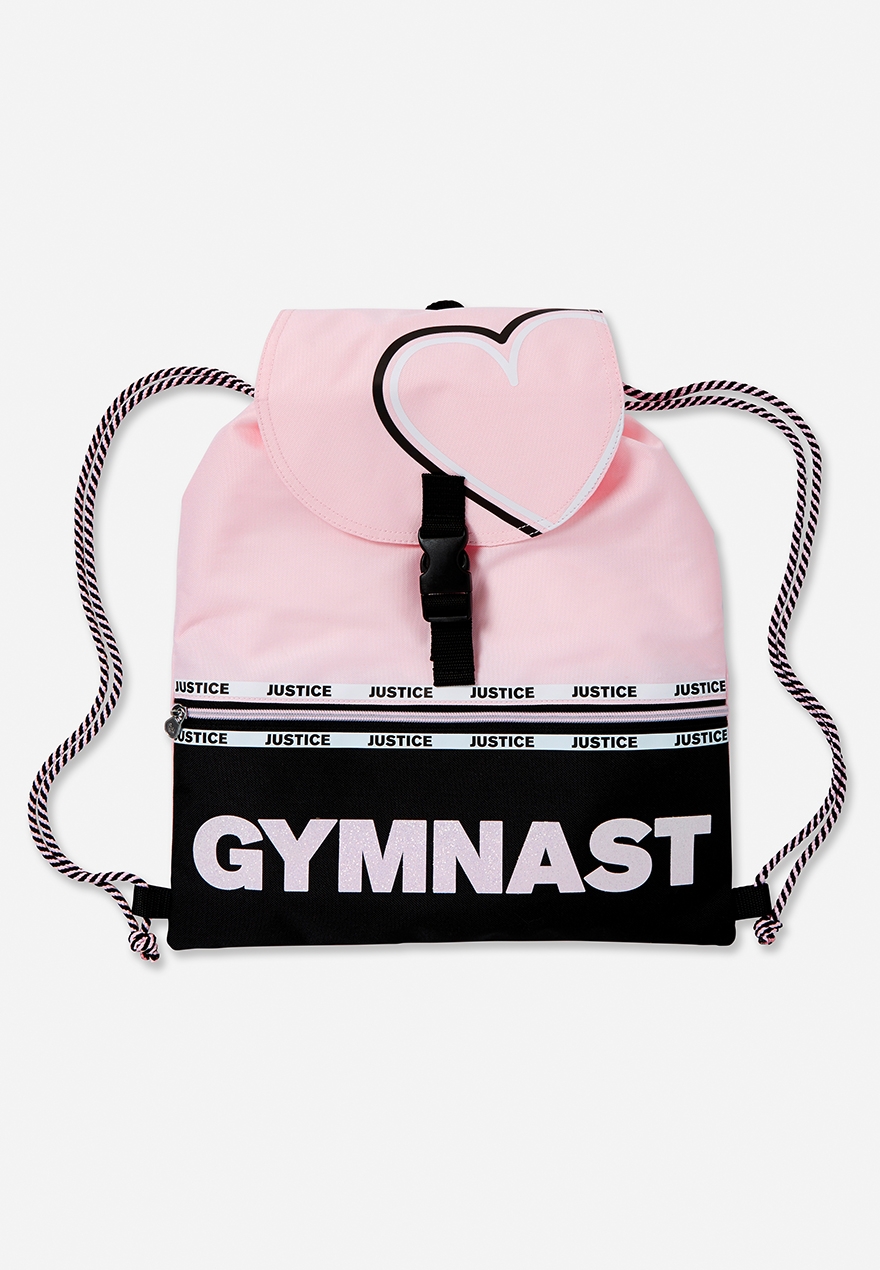 justice gymnastics bag