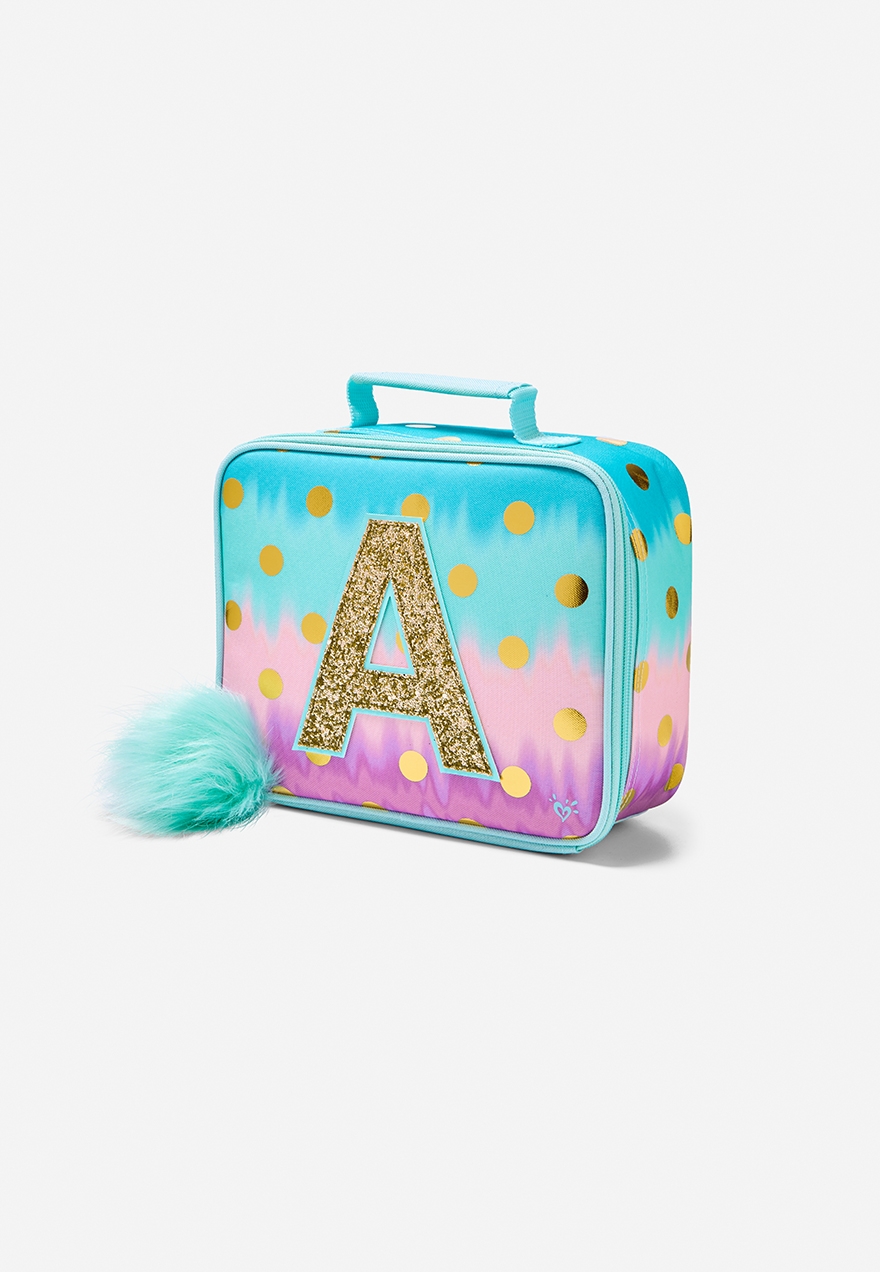 lunch bag with initial