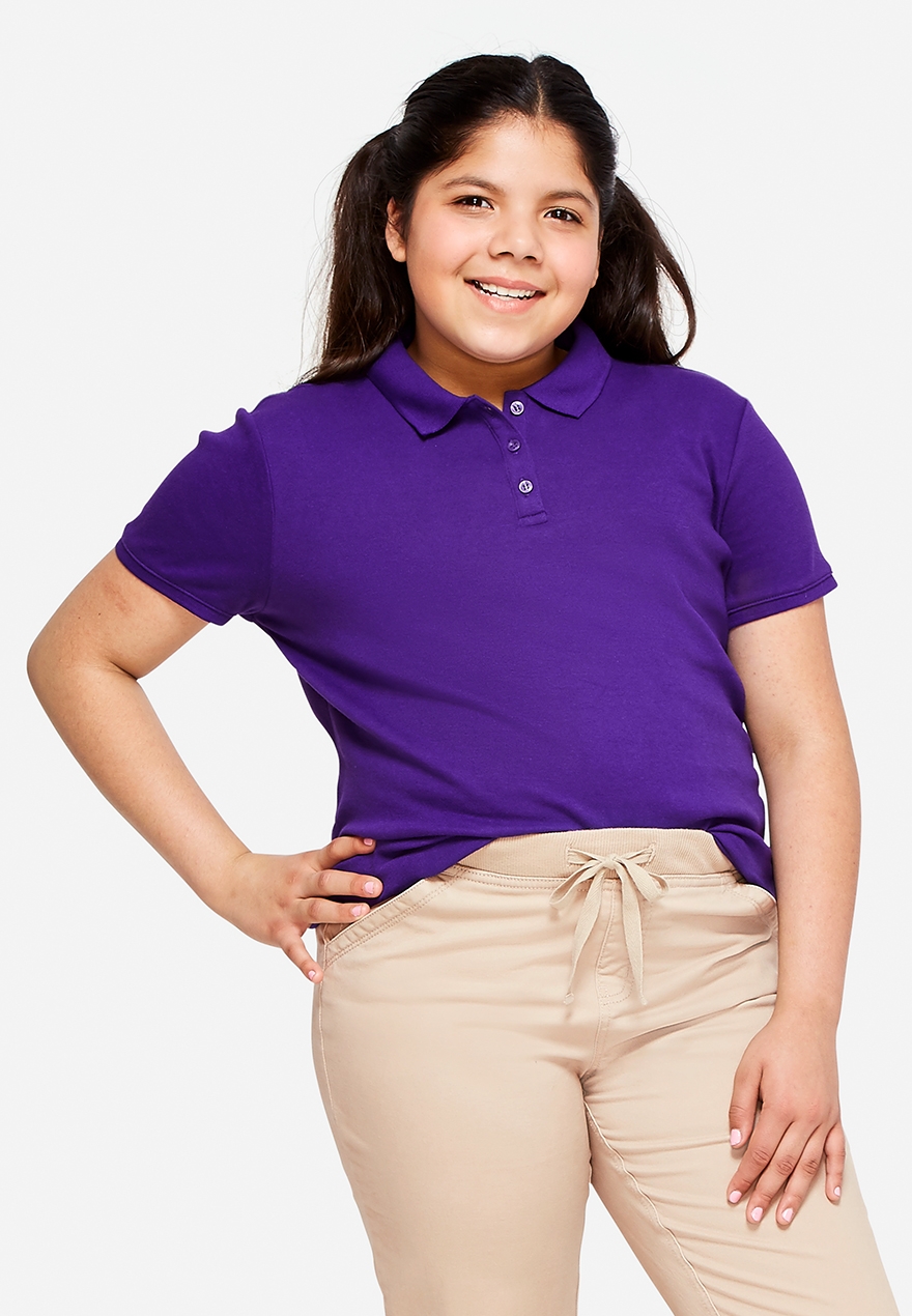 misses school uniform blouses plus size