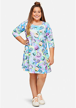 Tween Girls Plus Size Dresses Sizes 10 12 24 Justice Tween Girls Plus Size Dresses Sizes 10 12 24 Justice