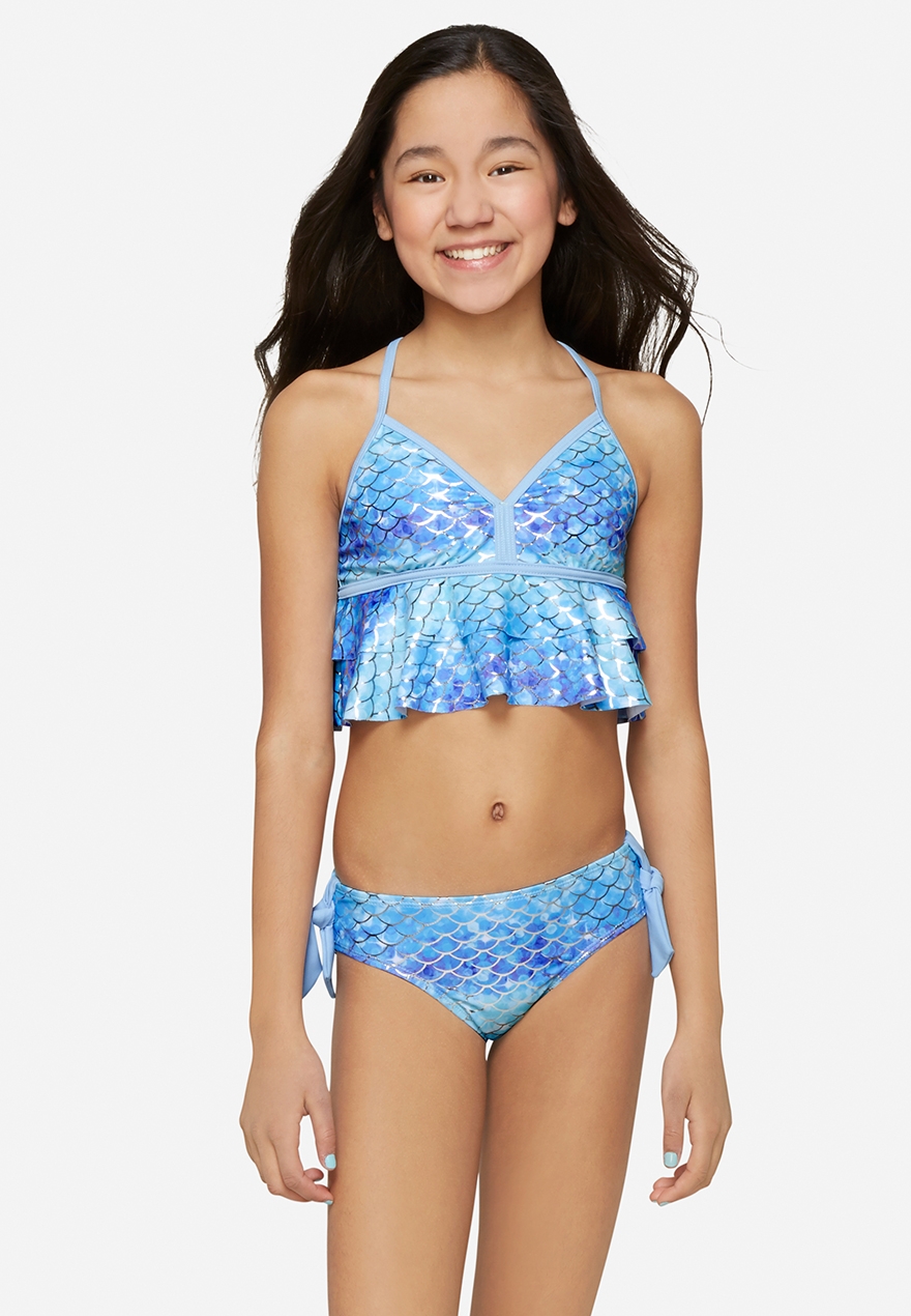 justice mermaid bathing suit