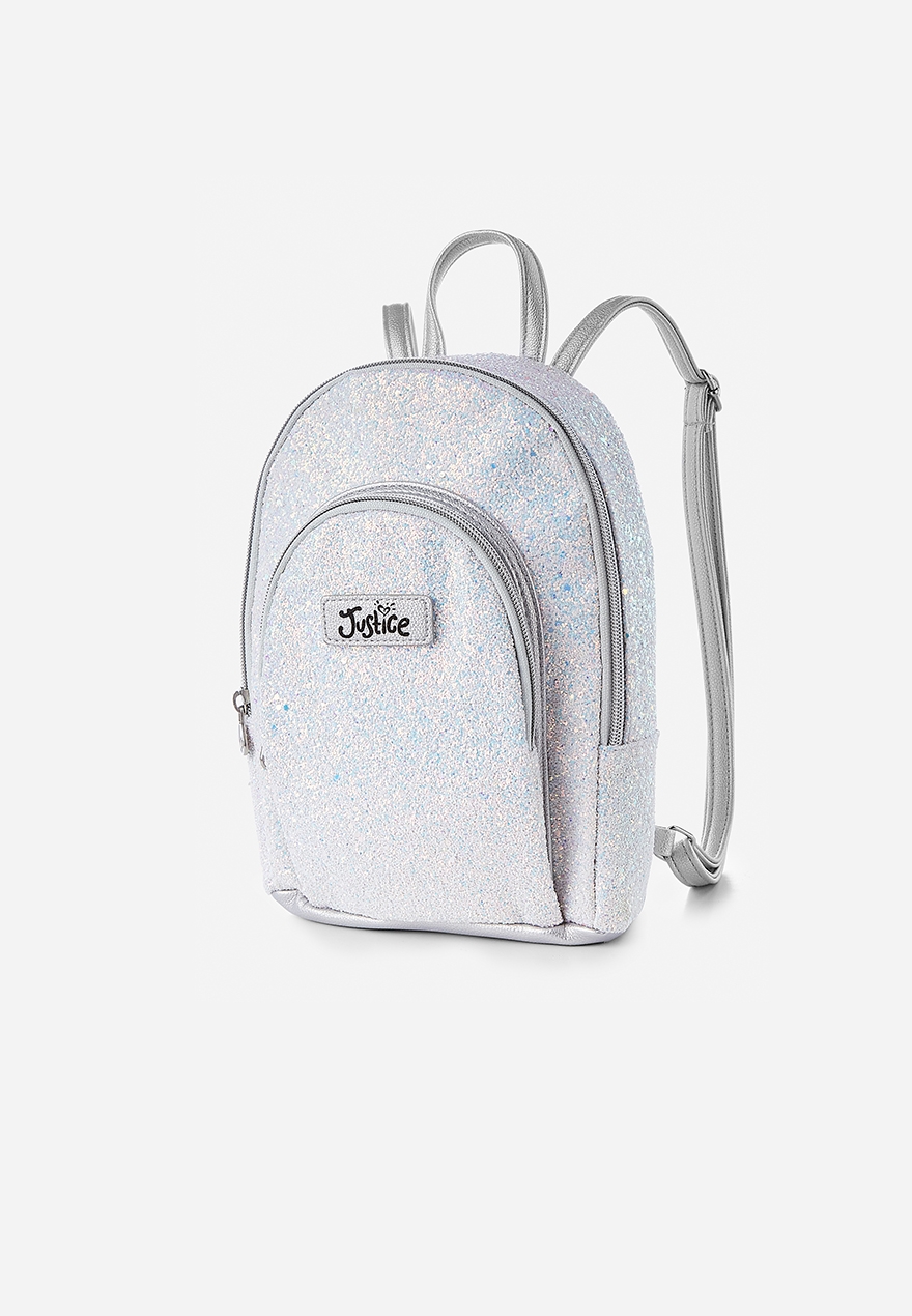 justice glitter backpack