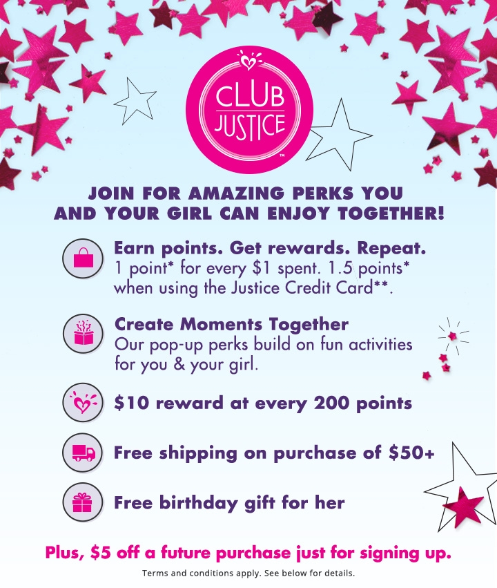 Sign up for Club Justice